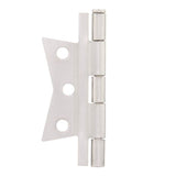 3 in. Satin Nickel Non-Mortise Hinges (2-Pack)