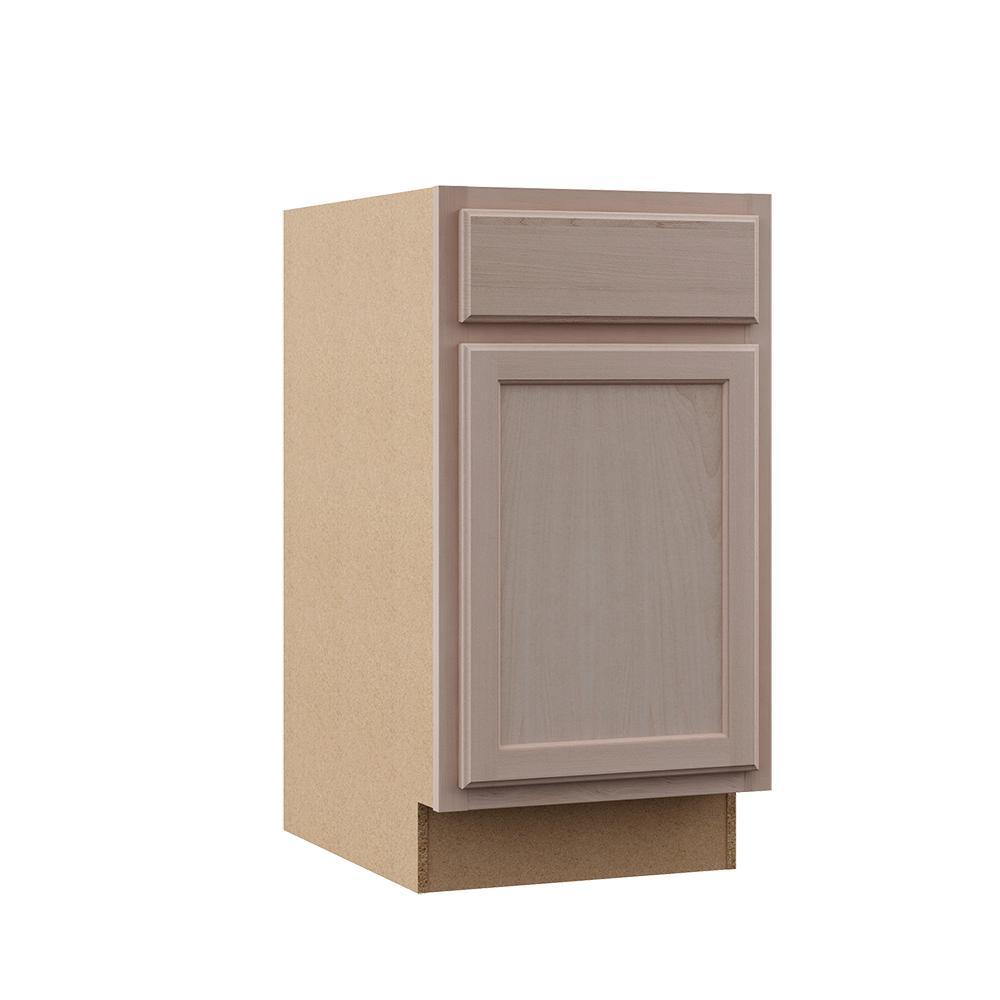 Hampton Assembled 24x34.5x24 in. Base Kitchen Cabinet in Unfinished Beech - Super Arbor