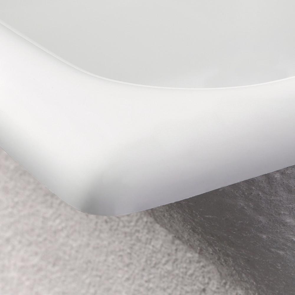 Kensington Drop-In Acrylic 25 in. 3-Hole Single Bowl Utility Sink in White - Super Arbor