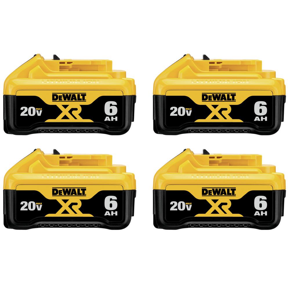20-Volt MAX XR Premium Lithium-Ion 5.0Ah Battery Pack (4-Pack)