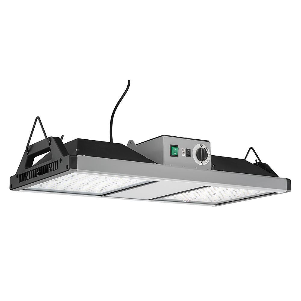 GrowElite Brushed Nickel Integrated LED 500-Watt High Output Indoor Grow Light Daylight 1000-Watt HID Replacement - Super Arbor