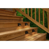 Solar Bronze Integrated LED Downcast Deck Light (4-Pack)