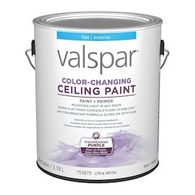 Valspar Ceiling Flat Ultra White Latex Paint (Actual Net Contents: 128-fl oz)