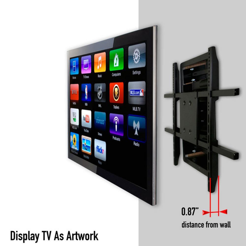 In Wall TV Mount, Recessed Articulating In Wall TV Mount For 42 To 80 in. TVs LCD, LED, or Plasma - Super Arbor