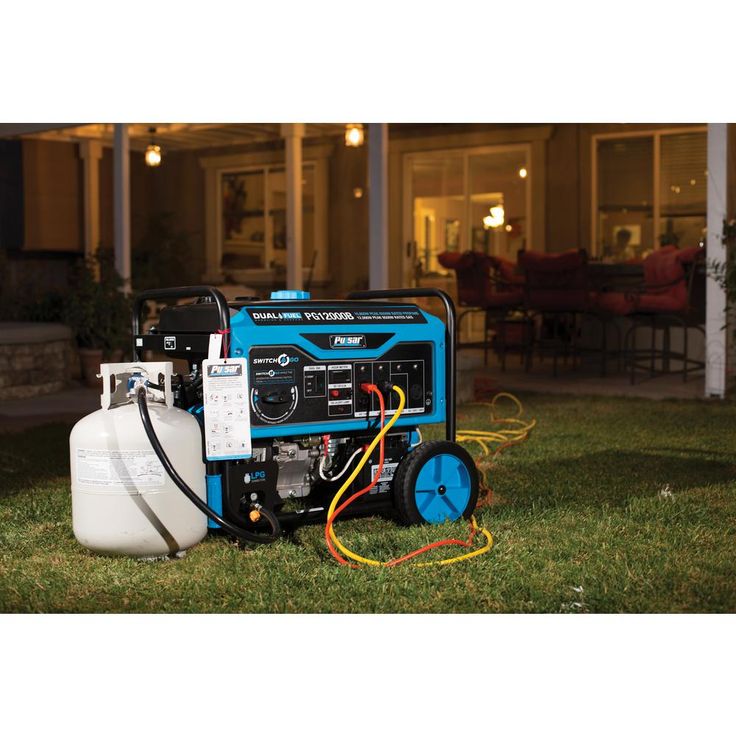 Pulsar 12,000-Watt/9,500-Watt Dual Fuel Gasoline/Propane Powered Electric/Recoil Start Portable Generator 457cc CARB Compliant