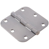 3-1/2 in. Antique Brass Residential Door Hinge with 5/8 in. Round Corner Removable Pin Full Mortise (9-Pack) - Super Arbor