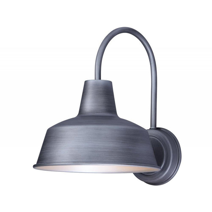 Maxim Lighting Pier M 13.25-in H Weathered Zinc Dark Sky Medium Base (E-26) Outdoor Wall Light