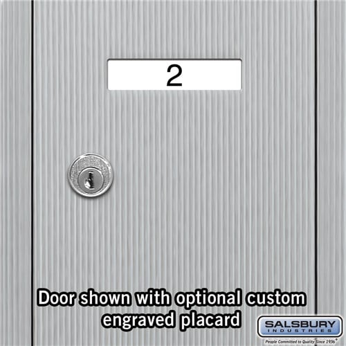 5-Door Aluminum Vertical Mailbox with Master Commercial Lock
