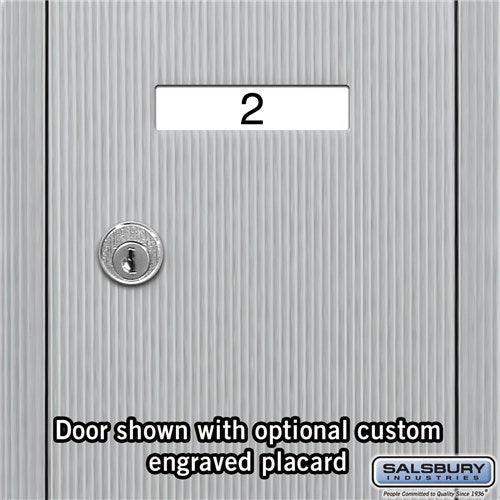 6-Door Aluminum Vertical Mailbox with Private Access