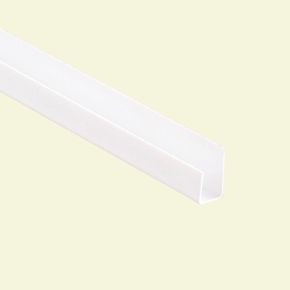 8 ft. x 5/8 in. Vinyl J Trim (50-Pack) - Super Arbor