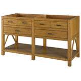 Avondale 60 in. Vanity Cabinet Only in Pine - Super Arbor