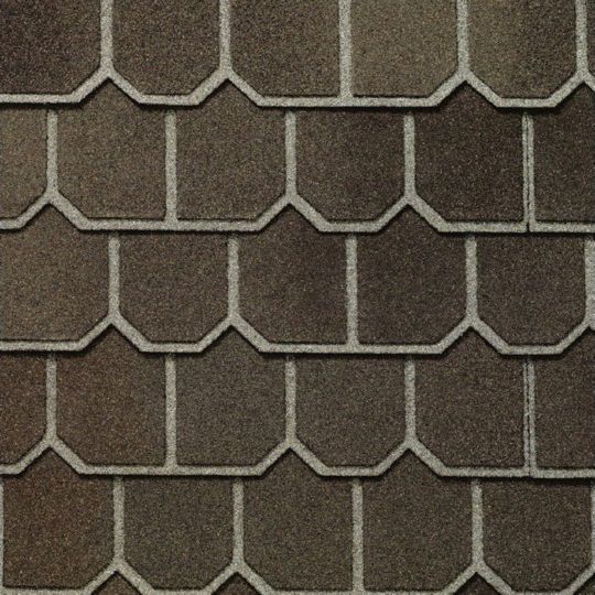 GAF Timbertex Premium Ridge Cap Shingles – Brownstone, Hip & Ridge, 12 in. Width, 8 in. Exposure
