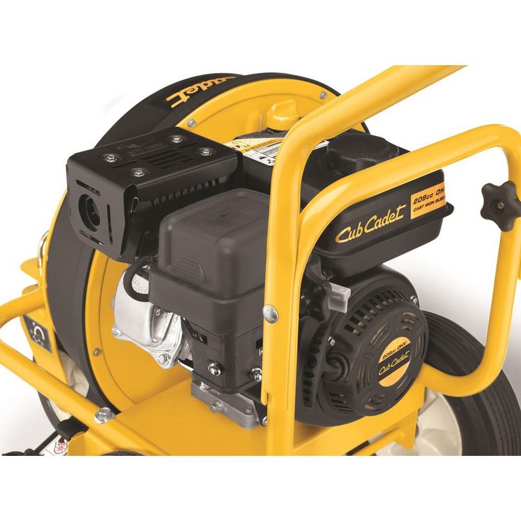 Cub Cadet 150 MPH 1000 CFM 208 cc Walk-Behind Gas Leaf Blower with Swivel Front Wheel and 90-Degree Flow Diverter