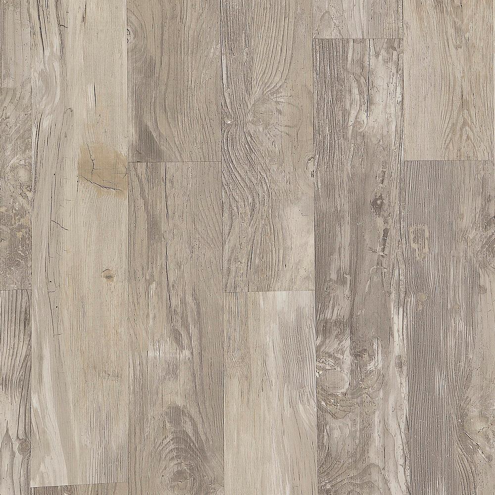 Defense+ 7.5 in. W Classic Weathered Pine Antimicrobial Click Lock Luxury Vinyl Plank Flooring (17.43 sq. ft./case) - Super Arbor
