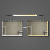 48 in. x 36 in. LED Lighted Single Frameless Bathroom Mirror