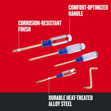 CRAFTSMAN 5-Piece Acetate Handle Screwdriver Set