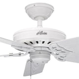 Bridgeport 52 in. Indoor/Outdoor White Damp Rated Ceiling Fan