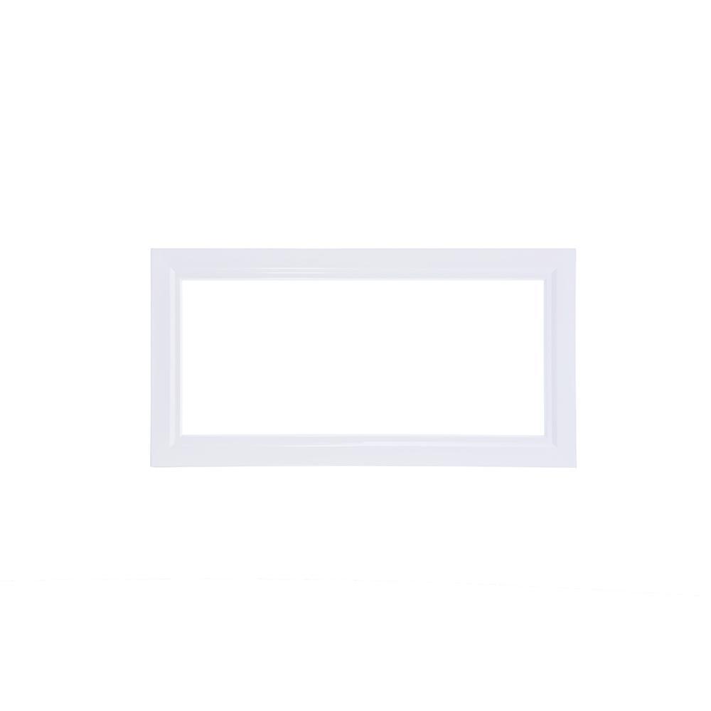 1 ft. x 2 ft. White Dimmable Edge-Lit 22-Watt 4000K Integrated LED Flat Panel Flushmount