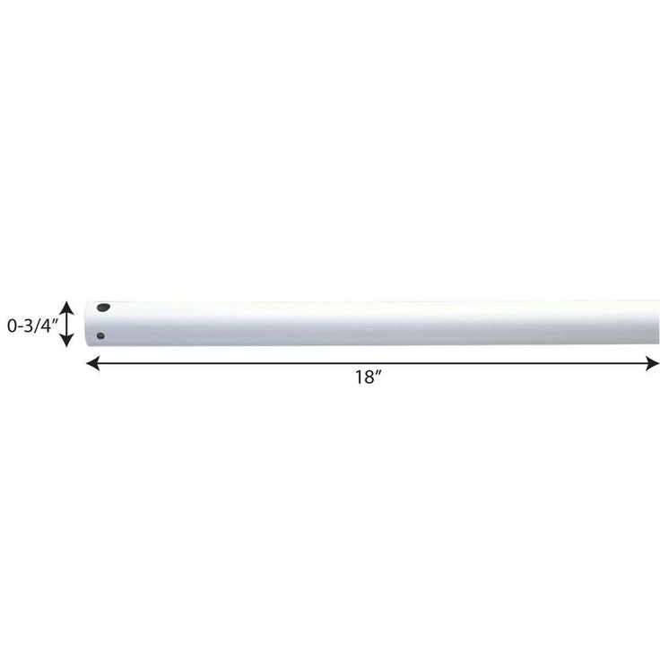 AirPro 18 in. White Extension Downrod