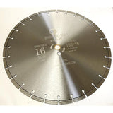 Whirlwind USA 16 in. 28-Teeth Segmented Laser Welded Diamond Saw Blade for Dry or Wet Cutting Concrete Stone Brick and Masonry