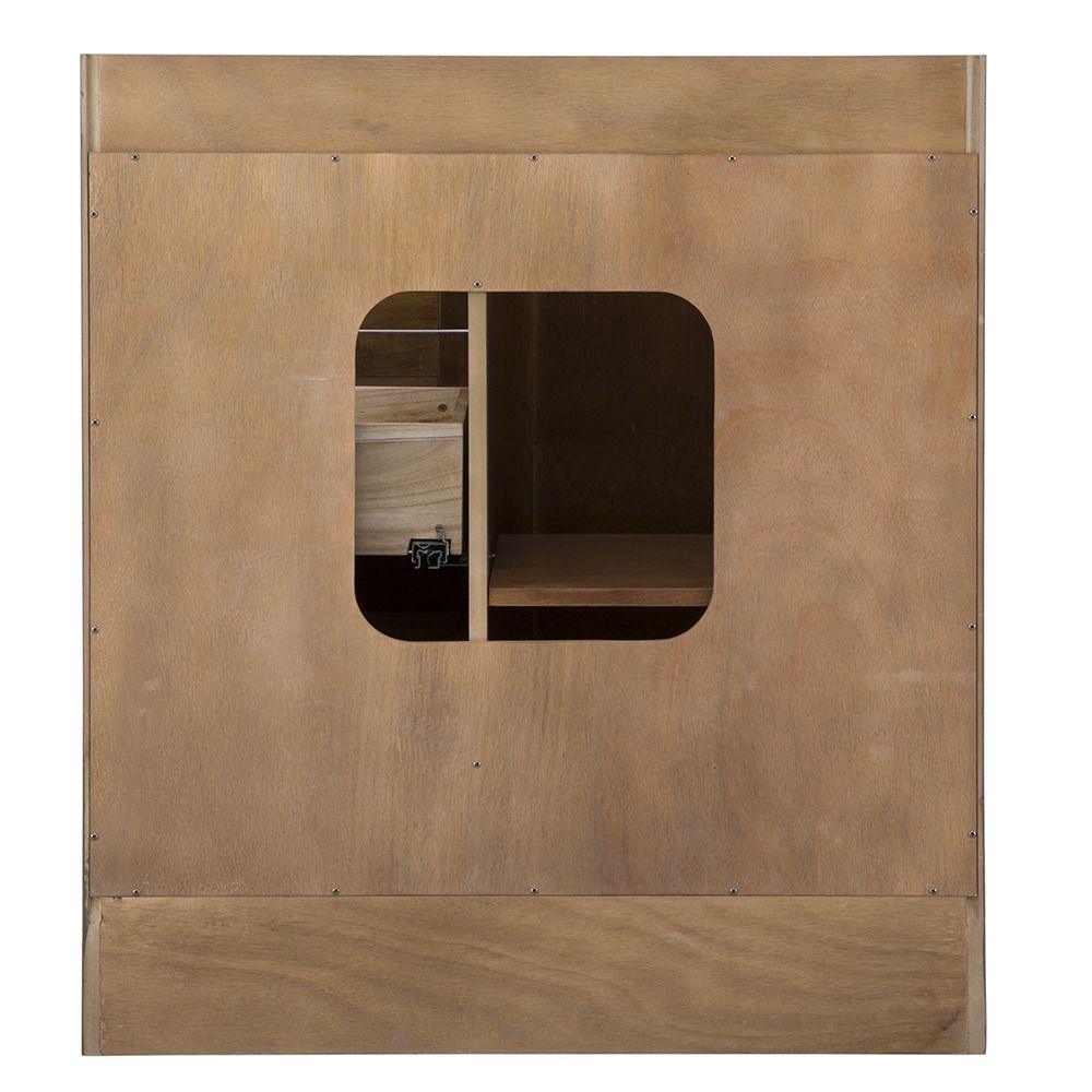 Creedmoor 30 in. W Bath Vanity Cabinet Only in Walnut - Super Arbor