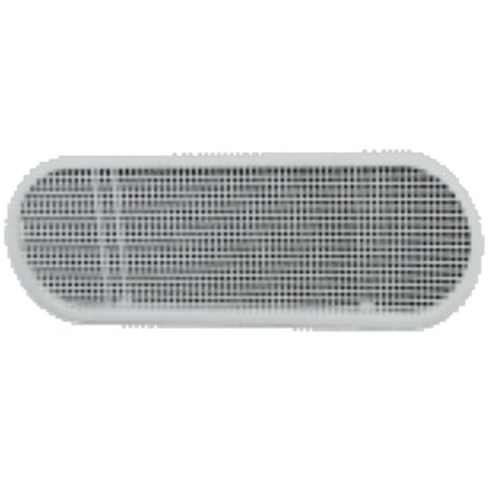 GAF MasterFlow EAP Plastic Soffit/Undereave Vent, White, 12 x 4 in