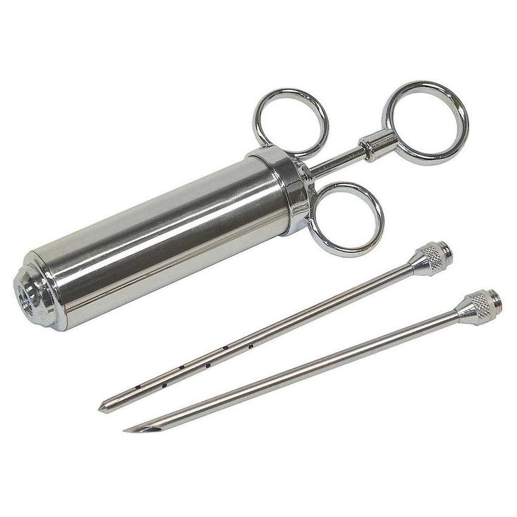 2 oz. Stainless Steel Seasoning Injector