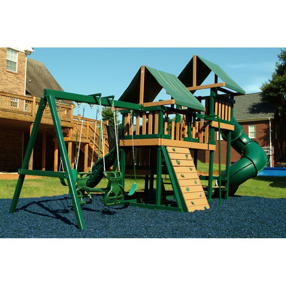 76.9 cu. ft. Blue Rubber Mulch - Super Arbor