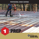 Roof Coat Top Coat 1 Gal. White Acrylic Reflective Elastomeric Roof Coating (7-Year Limited Warranty) - Super Arbor