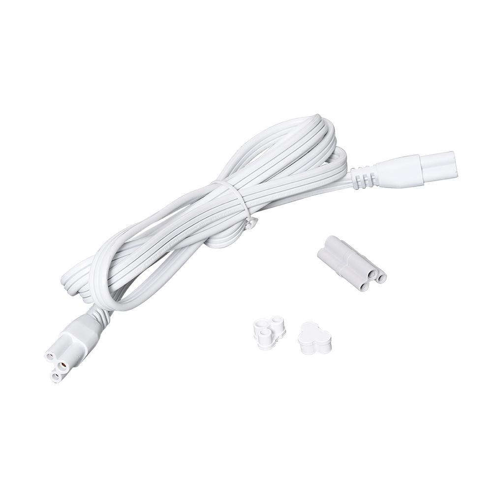 4 ft. White 4000 Lumen 4000K Integrated LED Linkable Wraparound Light (4-Pack) - Super Arbor