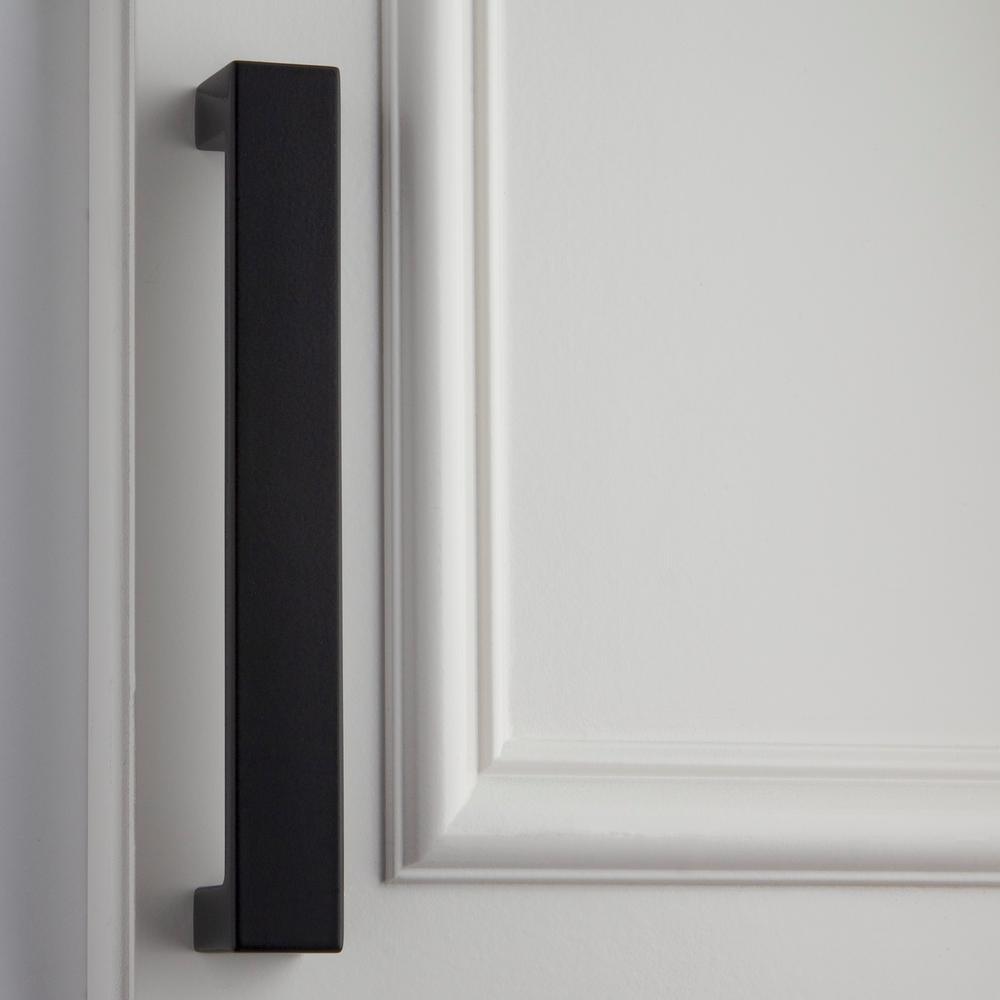 Redmond 5-1/4 in. Matte Black Drawer Pull (10-Pack) - Super Arbor