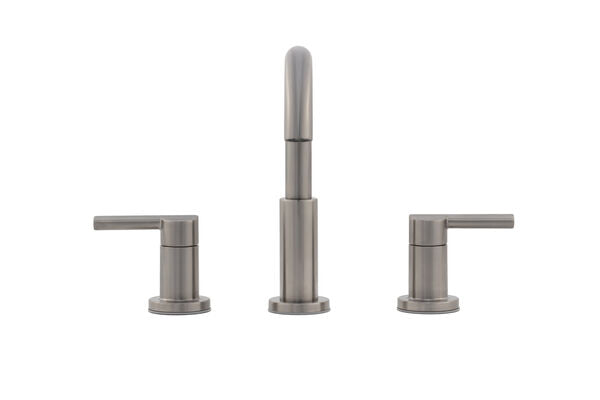 Delta Nicoli J-Spout 8 in. Widespread 2-Handle Bathroom Faucet in Stainless