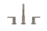 Delta Nicoli J-Spout 8 in. Widespread 2-Handle Bathroom Faucet in Stainless
