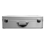 16.75 in. Smooth Aluminum Tool Case with Foam in Silver - Super Arbor
