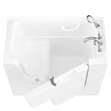 HD Series 29 in. x 53 in. Left Drain Wheelchair Access Walk-In Soaking Bathtub in White - Super Arbor