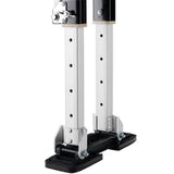 24 in. to 40 in. Adjustable Height Black Drywall Stilts - Super Arbor