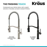 Sellette Single-Handle Pull-Down Sprayer Kitchen Faucet with Dual Function Sprayhead in Oil Rubbed Bronze - Super Arbor
