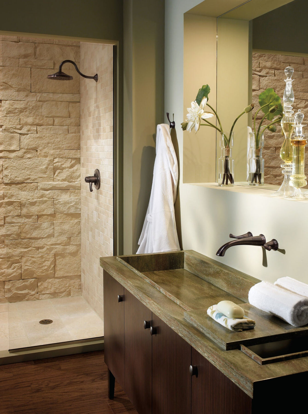 Delta Cassidy 2-Hook Venetian Bronze Towel Hook