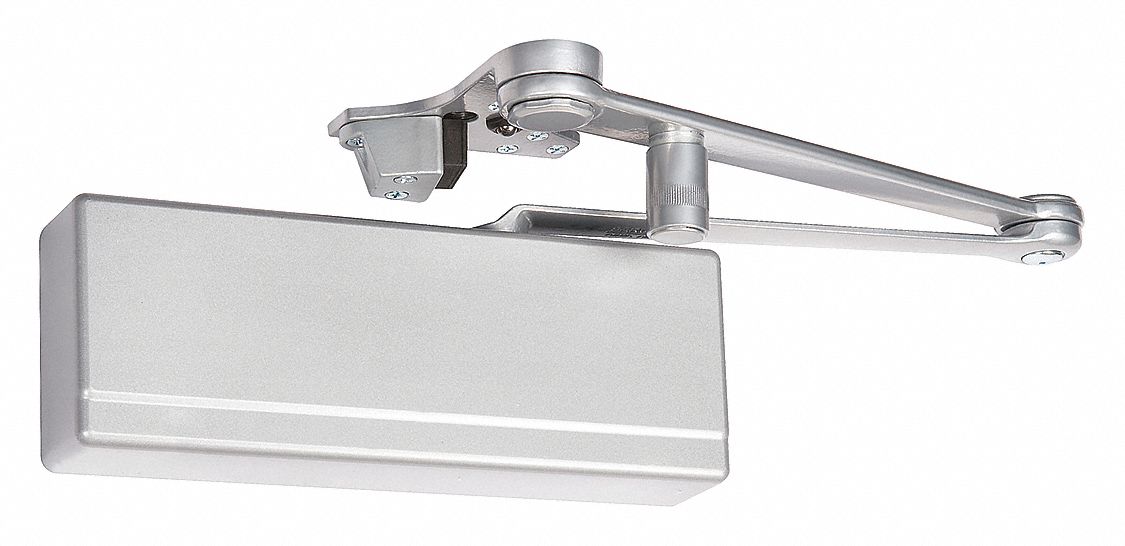 SARGENT Heavy Duty Parallel Mount Door Closer, Aluminum Finish