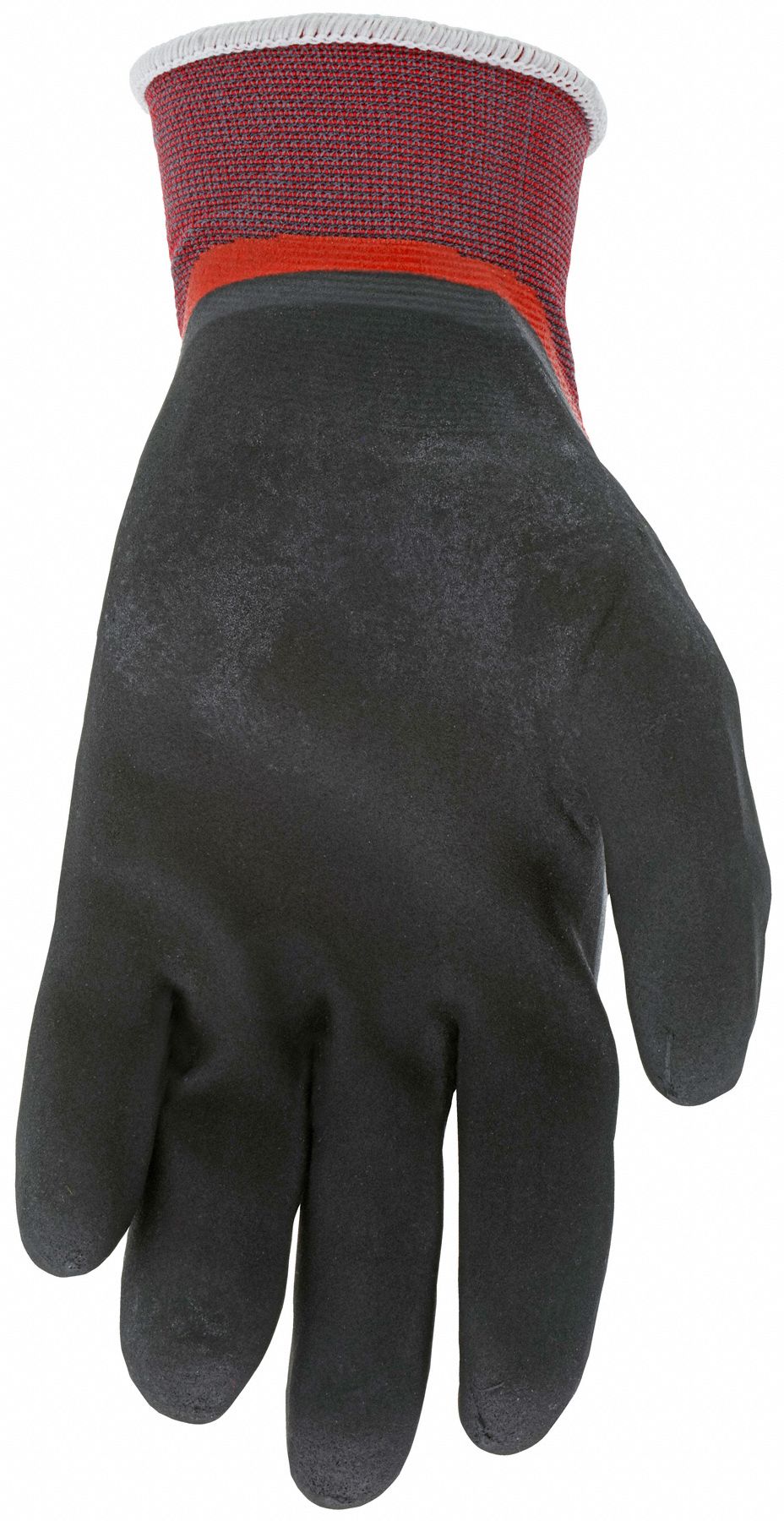 MCR SAFETY Foam Nitrile Coated Gloves - Large, Double-Dipped