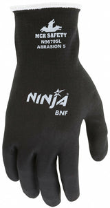 MCR SAFETY Ninja BNF Nitrile Coated Gloves, XL