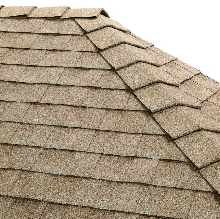 TimberCrest 10 in. W Golden Amber Bullnose Hip and Ridge Cap Shingles (20 lin. ft. per Box) (30-Pieces)