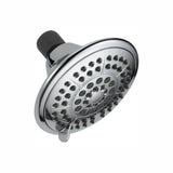 5-Spray 5 in. Fixed Shower Head with Pause in Brushed Nickel - Super Arbor