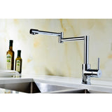 Manis Series Deck-Mounted Pot Filler in Polished Chrome - Super Arbor