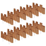Greenes Fence 18 in. L x 1.5 in. W Half Log Edging (12-Pack) - Super Arbor