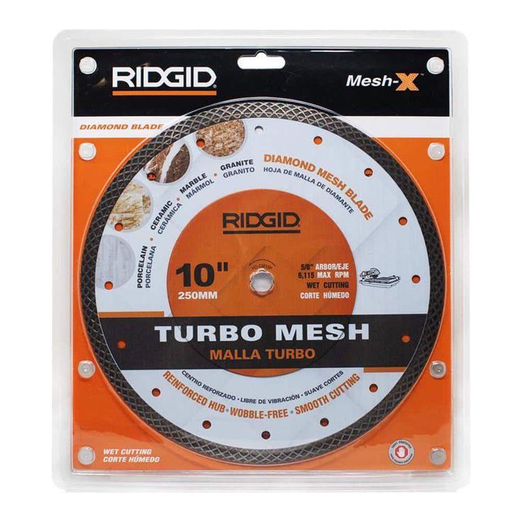 10 in. Mesh Rim Diamond Blade