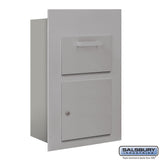 Salsbury 3600 Series Collection Unit – Aluminum, USPS Front-Loading for 5-Door-High 4B+ Mailbox Units (21"W x 29.75"H x 12"D)