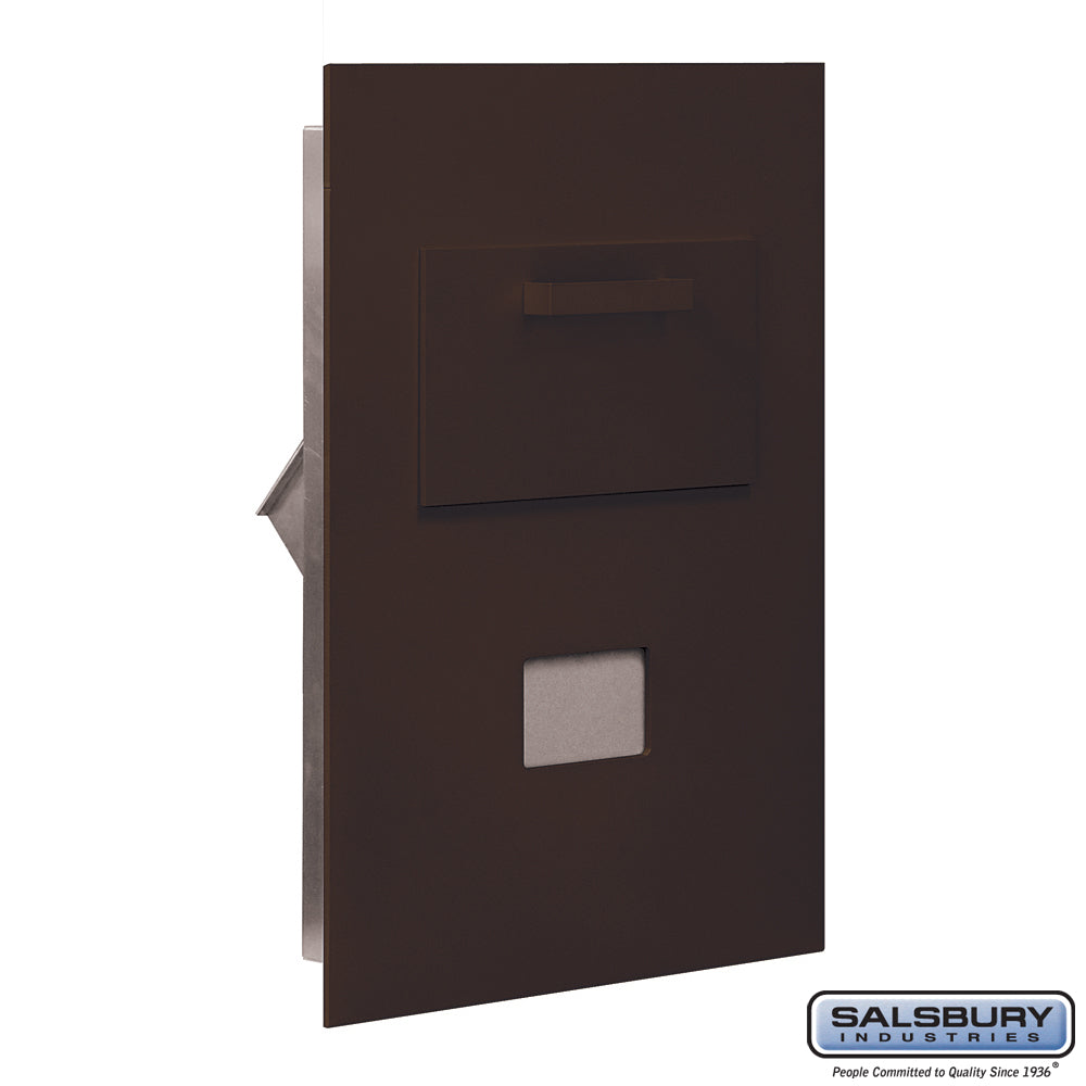 Bronze Rear Loading Collection Unit for 5 Door High 4B+ Mailbox Units