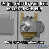4B+ Horizontal Mailbox with Master Lock - 10 B Doors - Aluminum - Front Loading - Private Access