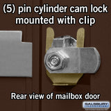 Bronze 4B+ Horizontal Mailbox with 15 Doors - Private Access